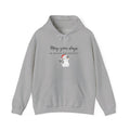 Holiday Cat Hoodie - "May Your Days Be Meowy and Bright" Cute Christmas Kitten Sweatshirt
